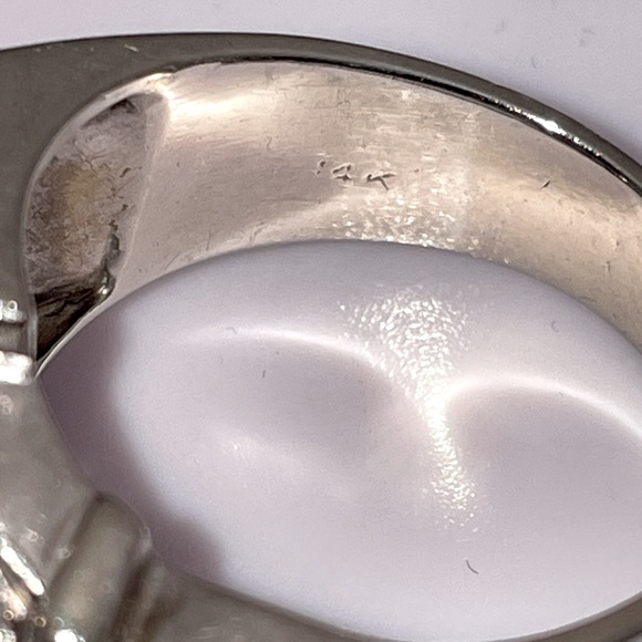 Heavy Solid 14K White Gold Natural +/- 2.00CTW Diamond Bezel Antique Ring Custom - Picture 13 of 17